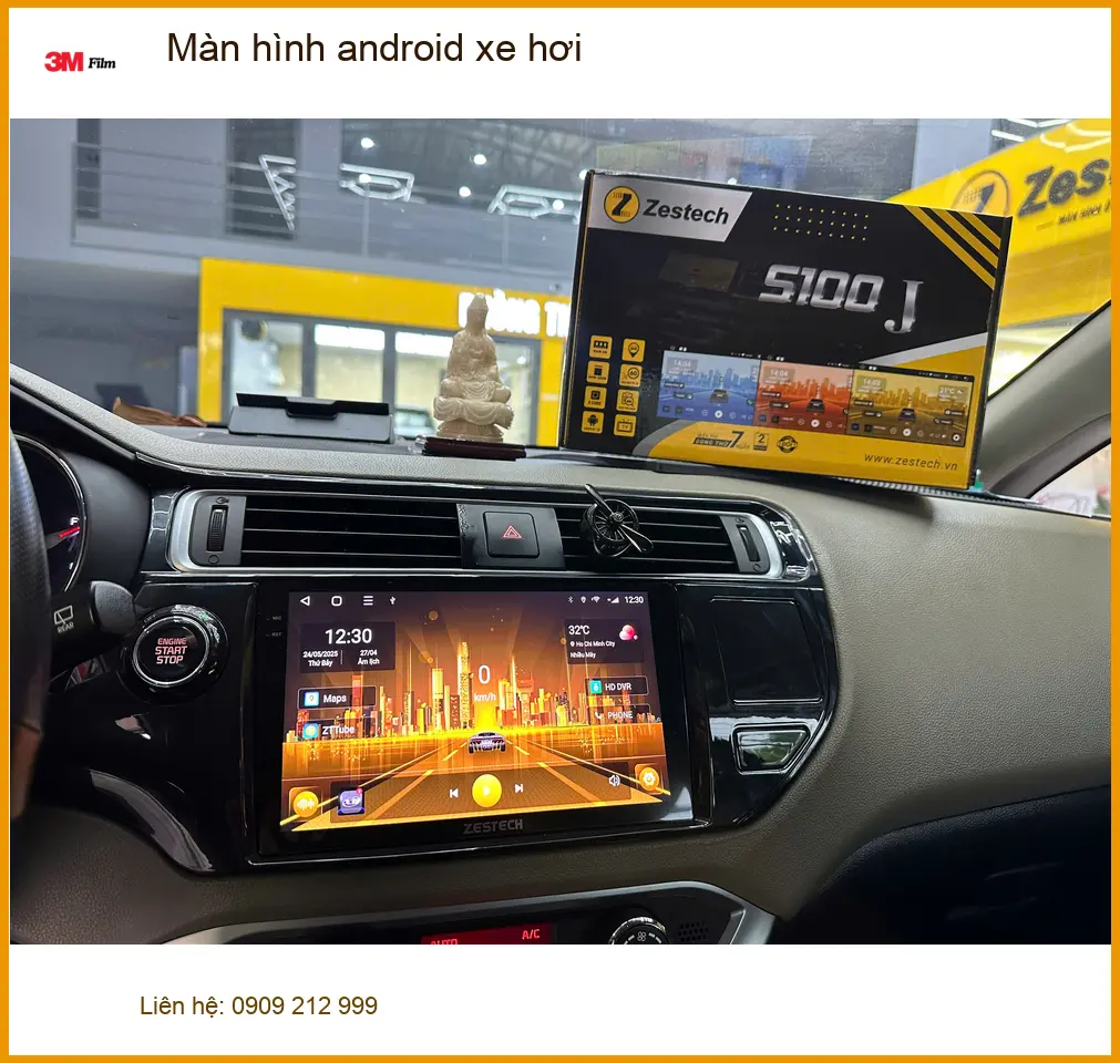Anh Vỹ lắp màn hình Android xe hơi cho Ford Everest tại Bình Chánh xem YouTube. ảnh thực tế 3