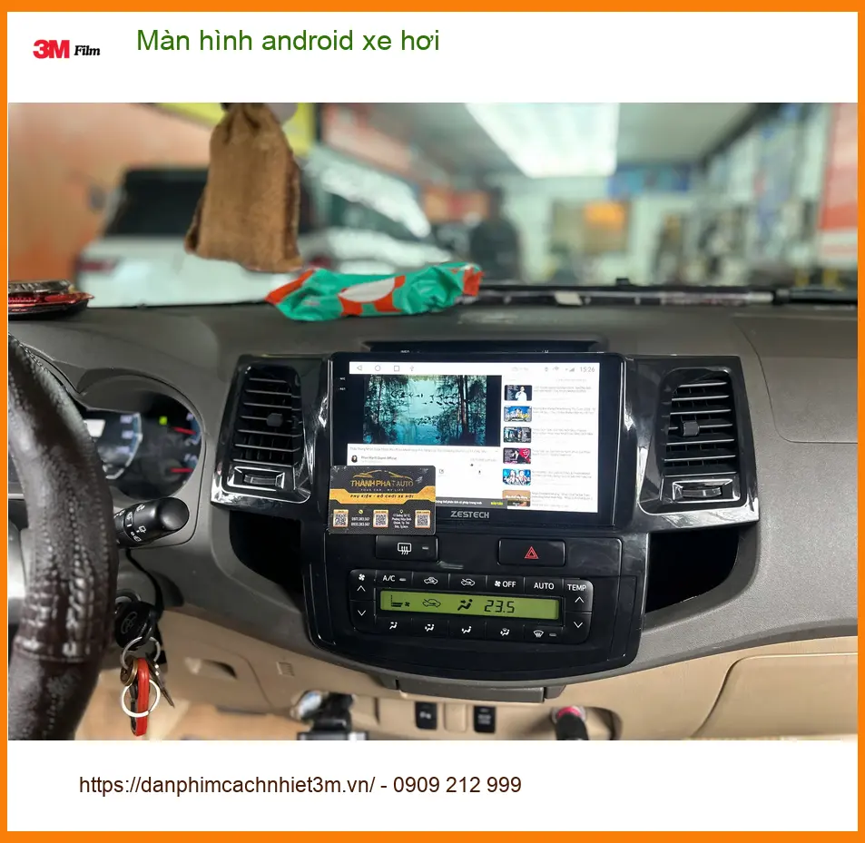 Anh Phát lắp màn hình android xe hơi Hyundai Santa Fe tại Quận 6 để nâng tầm trải nghiệm lái ảnh thực tế 3