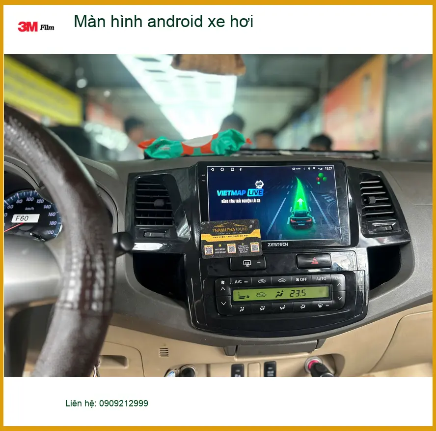 Anh Phát lắp màn hình android xe hơi Hyundai Santa Fe tại Quận 6 để nâng tầm trải nghiệm lái ảnh thực tế 4