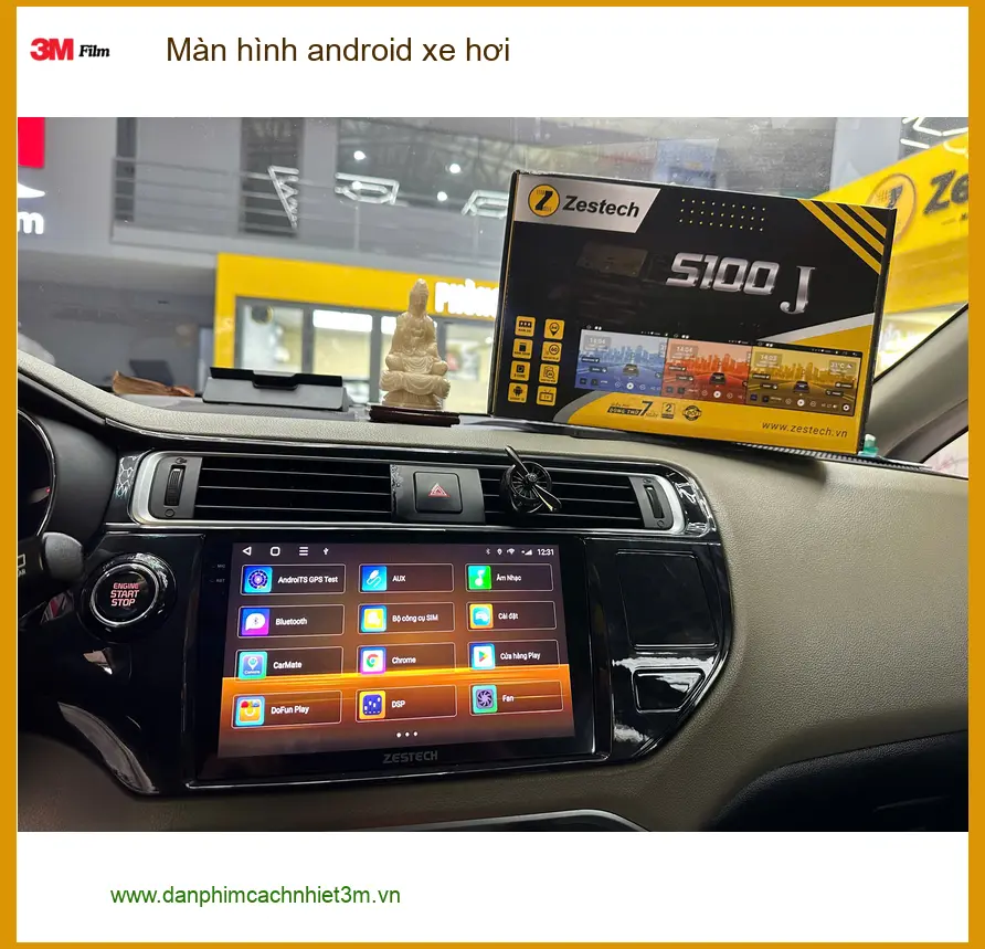 Bác Cường lắp màn hình android Kia Sorento tại Hóc Môn, nâng cấp tiện ích lái xe. ảnh thực tế 2