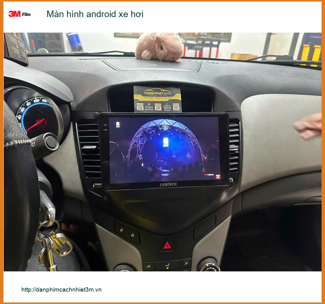 Anh Huy lắp màn hình android xe hơi Hyundai Accent tại Hóc Môn nâng cấp tiện ích.