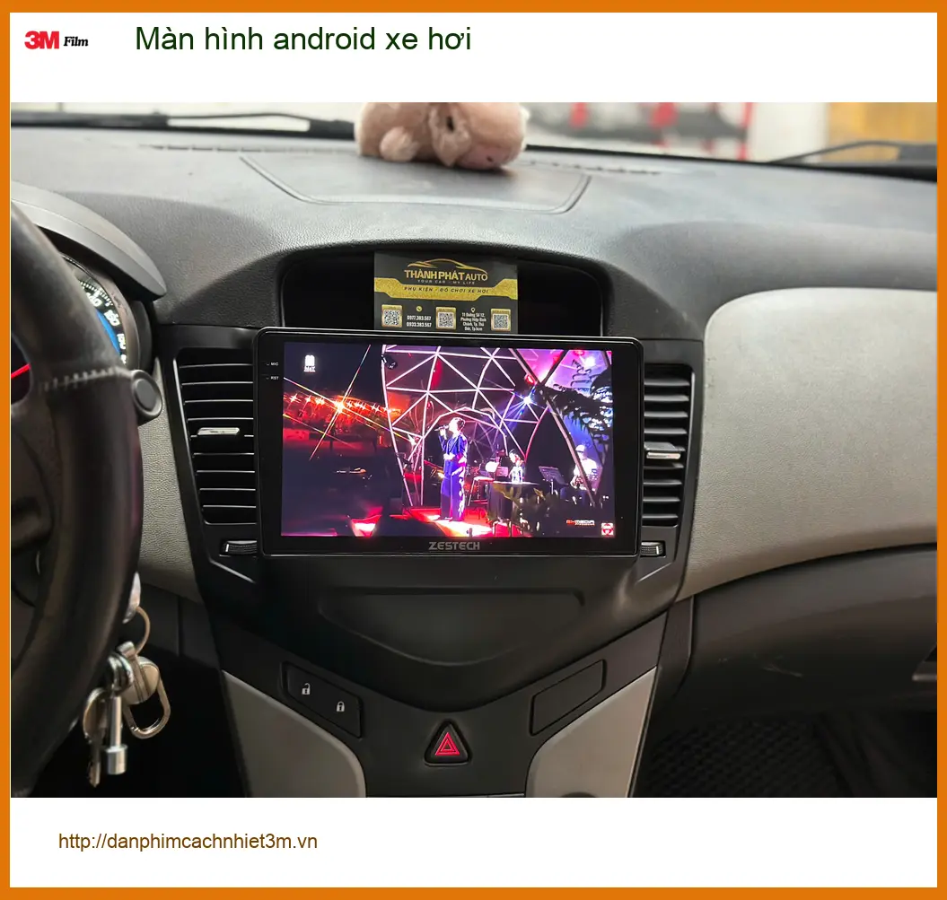Anh Huy lắp màn hình android xe hơi Hyundai Accent tại Hóc Môn nâng cấp tiện ích. ảnh thực tế 2