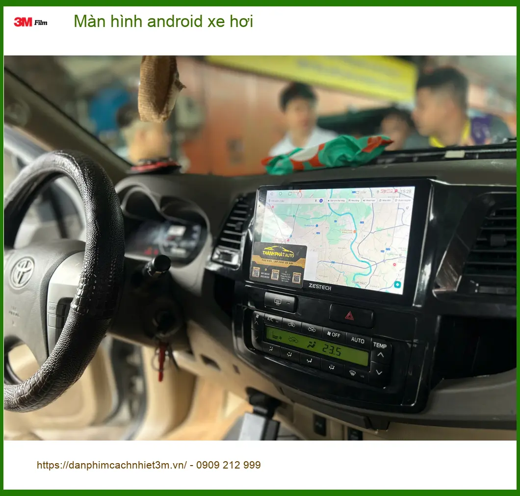 Chú Phước Lộc lắp màn hình android xe hơi Hyundai Accent tại Quận 11 ảnh thực tế 3