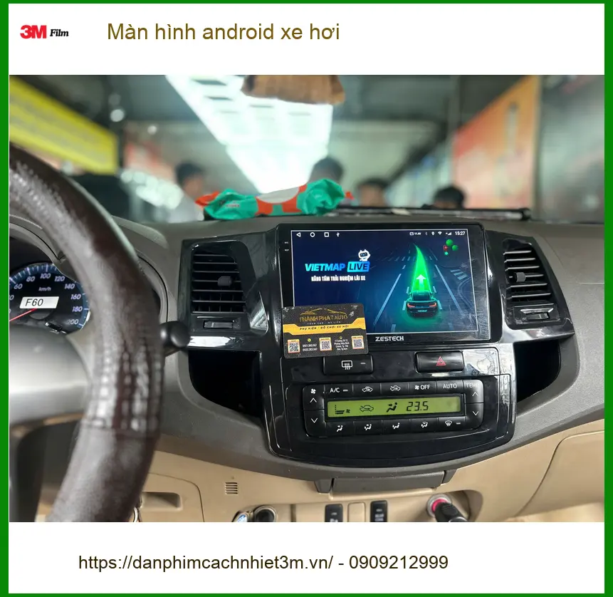 Chú Phước Lộc lắp màn hình android xe hơi Hyundai Accent tại Quận 11 ảnh thực tế 5
