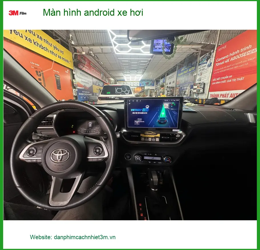 Chị Linh Chi nâng cấp màn hình android xe hơi cho Ford Everest tại Quận Thủ Đức