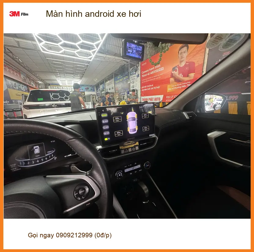 Chị Linh Chi nâng cấp màn hình android xe hơi cho Ford Everest tại Quận Thủ Đức ảnh thực tế 4