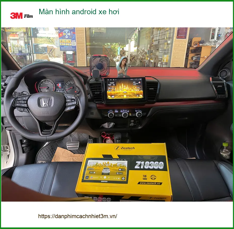 Anh Minh lắp màn hình Android xe hơi Honda CRV tại Quận Phú Nhuận