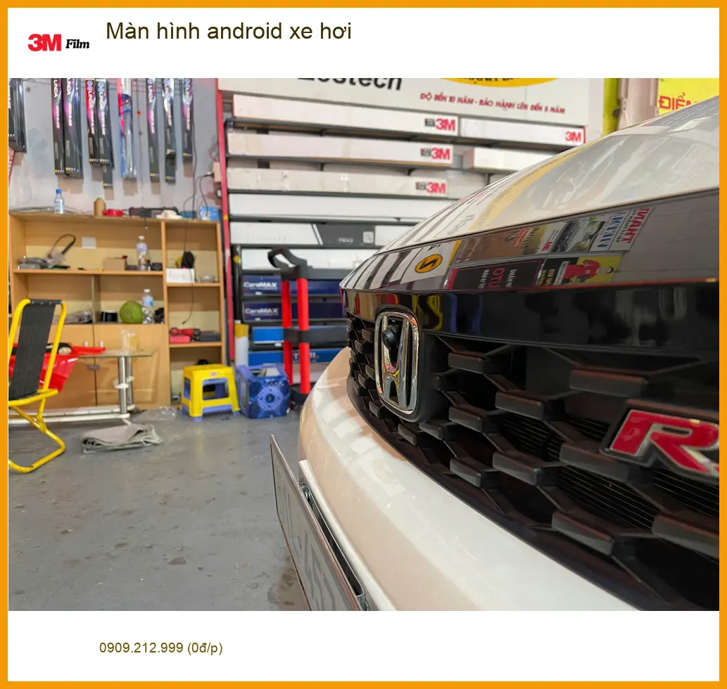 Anh Minh lắp màn hình Android xe hơi Honda CRV tại Quận Phú Nhuận ảnh thực tế 3