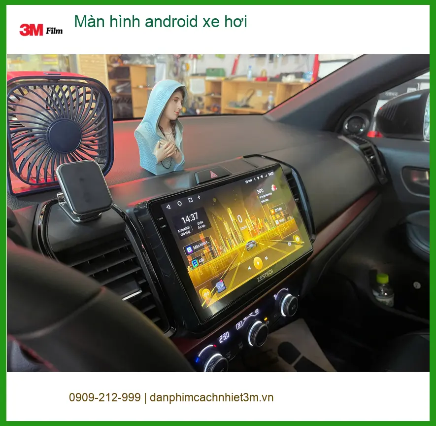 Anh Minh lắp màn hình Android xe hơi Honda CRV tại Quận Phú Nhuận ảnh thực tế 4