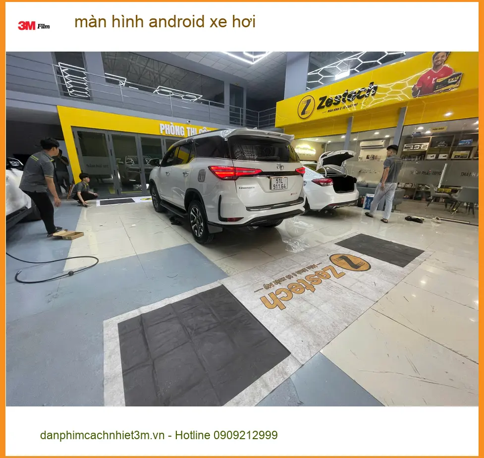 Anh Minh nâng cấp màn hình Android xe hơi Hyundai Accent tại Quận 3 để lướt web giải trí ảnh thực tế 5