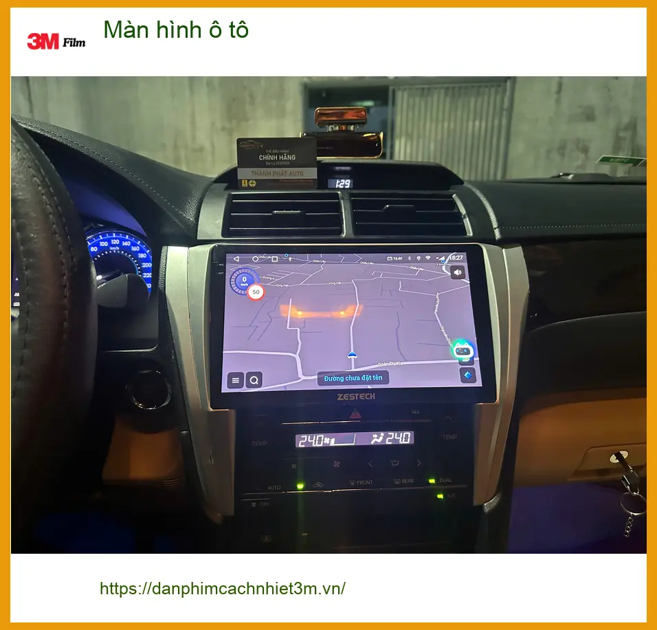 Chị Phương lắp màn hình ô tô cho Honda CRV tại Quận 12 để tiện xem bản đồ và giải trí ảnh thực tế 4