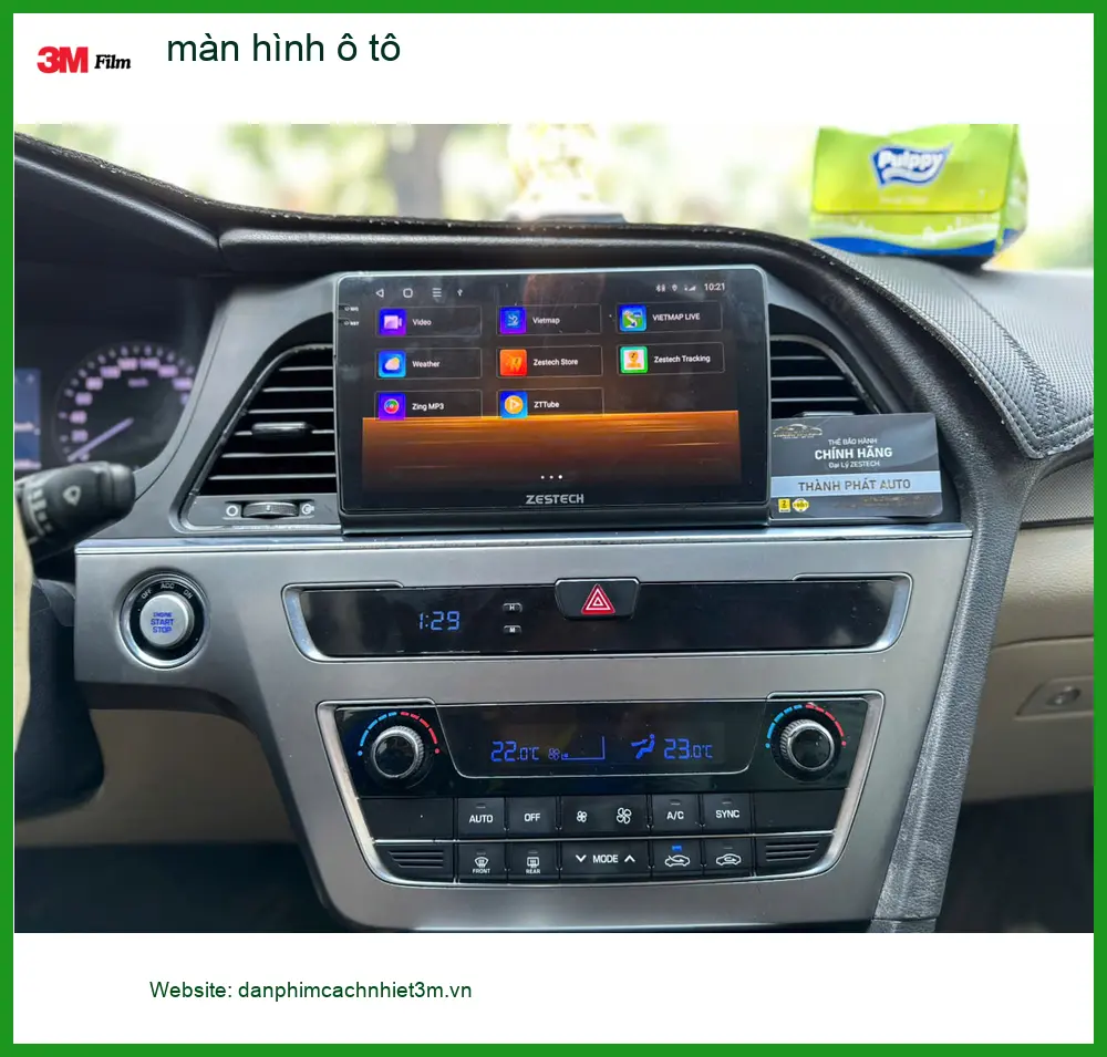 Anh Tuấn Kiệt lắp màn hình ô tô Hyundai Accent tại Quận Bình Thạnh để nâng cấp tiện ích