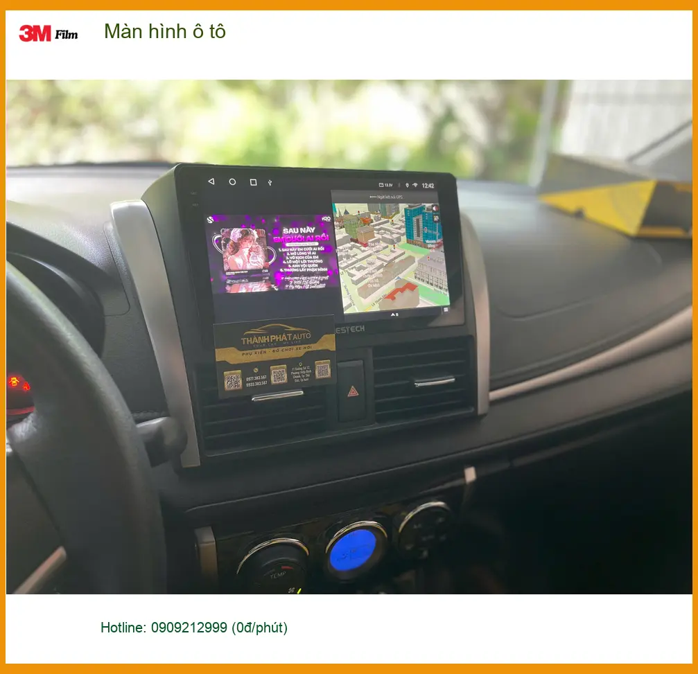 Anh Dũng lắp màn hình ô tô cho Mazda 3 tại Quận Tân Phú ảnh thực tế 2
