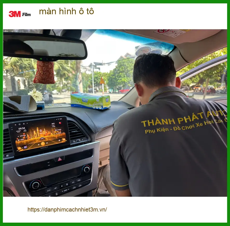 Anh Tuấn Kiệt lắp màn hình ô tô Hyundai Accent tại Quận Bình Thạnh để nâng cấp tiện ích ảnh thực tế 2