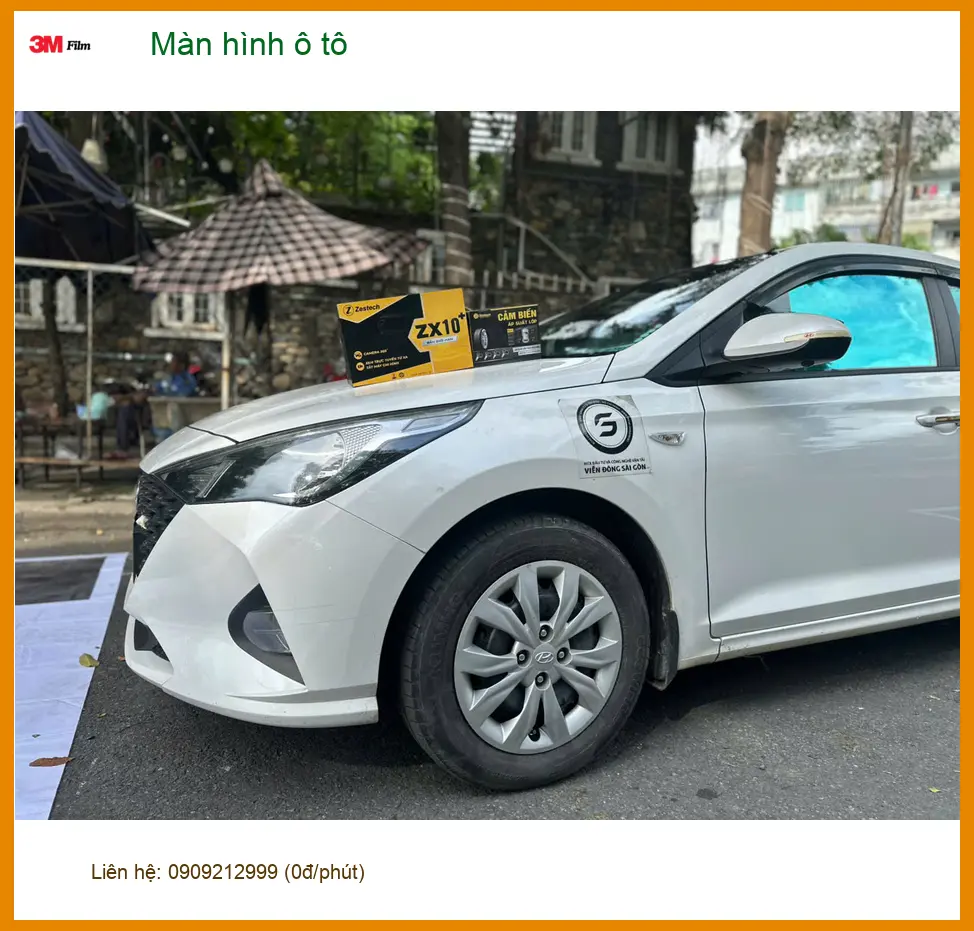 Chú Minh lắp Màn hình ô tô Hyundai i10 tại Quận 12 cho bé giải trí ảnh thực tế 2