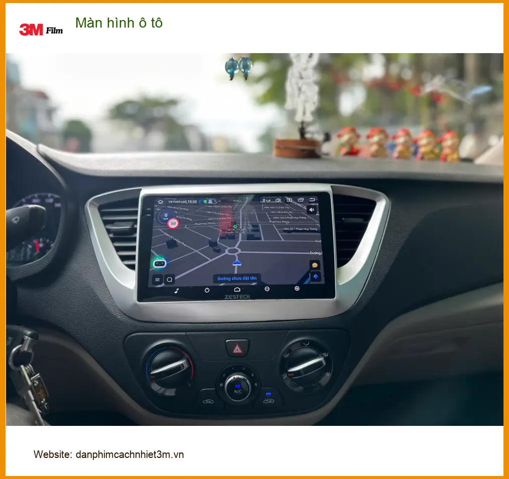 Anh Lâm lắp màn hình ô tô Toyota Vios ở Bình Thạnh, thay màn zin cũ ảnh thực tế 4