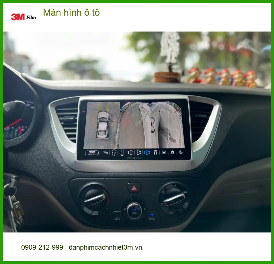 Anh Lâm lắp màn hình ô tô Toyota Vios ở Bình Thạnh, thay màn zin cũ ảnh thực tế 5
