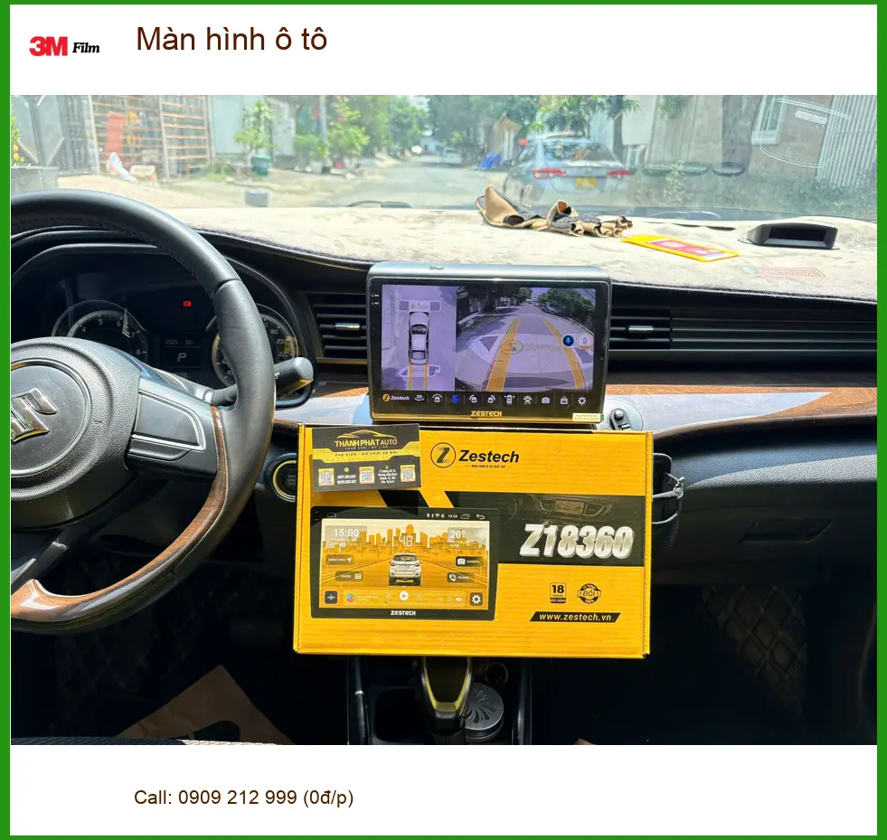 Chú Tấn nâng cấp màn hình ô tô Hyundai Kona vì màn hình cũ đã mờ tại Quận 2