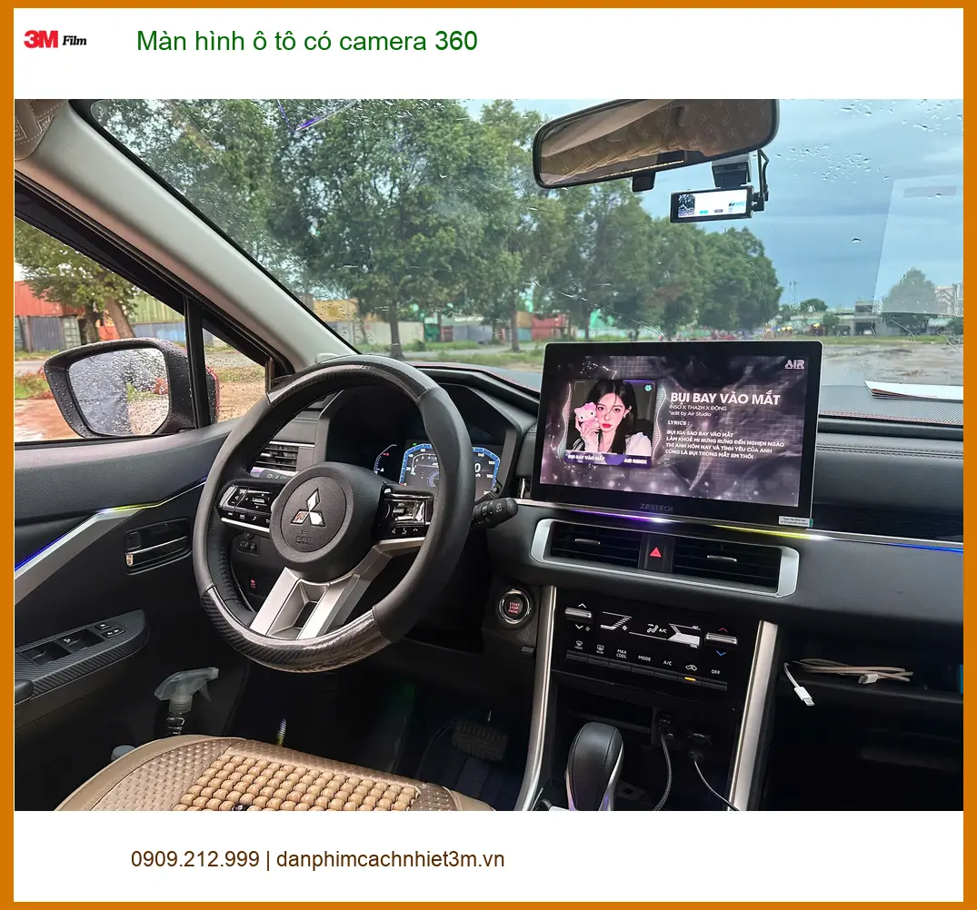 Chú Sơn lắp màn hình ô tô có camera 360 cho Ford Everest ở Gò Vấp ảnh thực tế 3