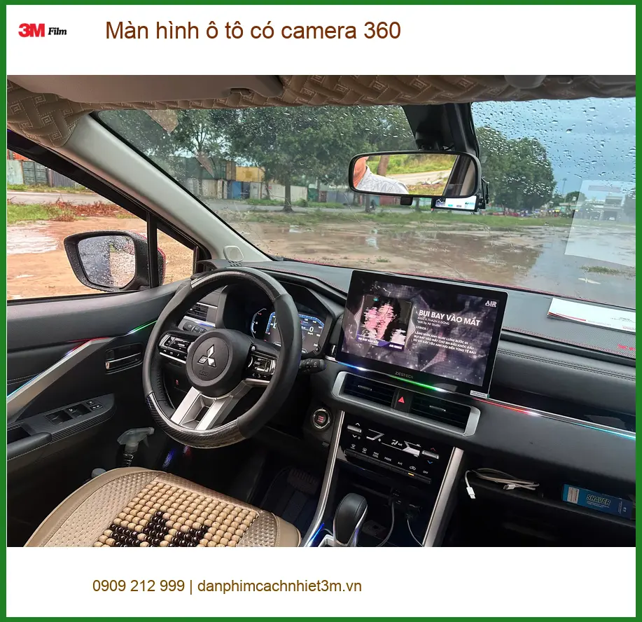 Chú Sơn lắp màn hình ô tô có camera 360 cho Ford Everest ở Gò Vấp ảnh thực tế 4