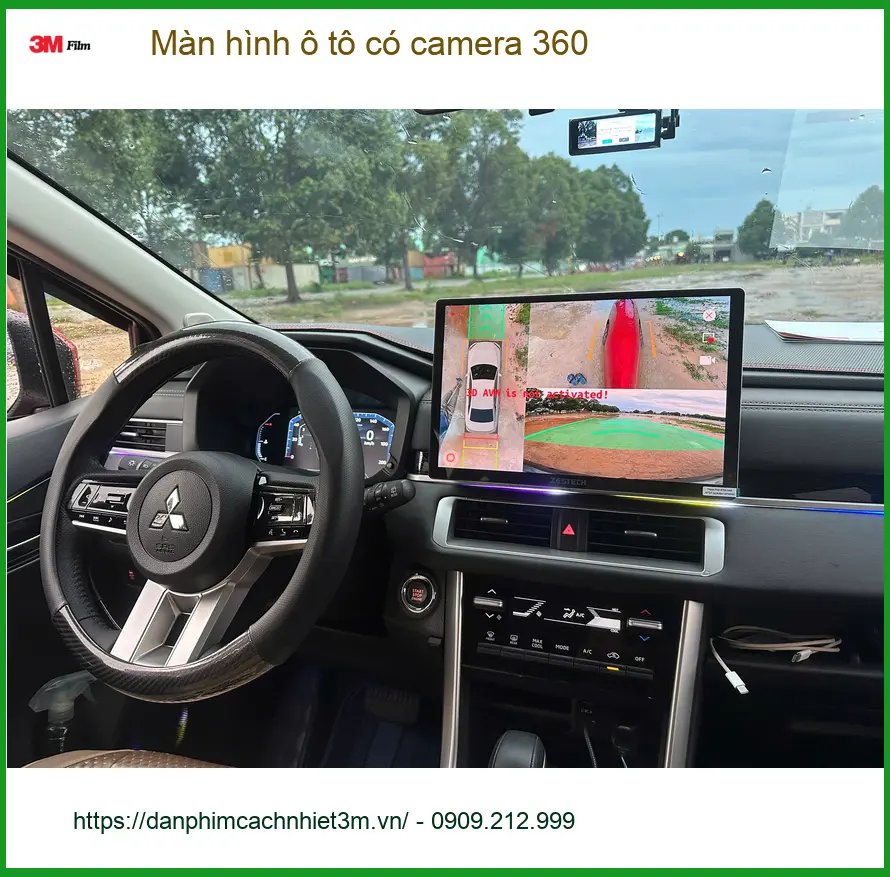 Anh Cường lắp màn hình camera 360 cho Vios Quận 5 an tâm đỗ xe