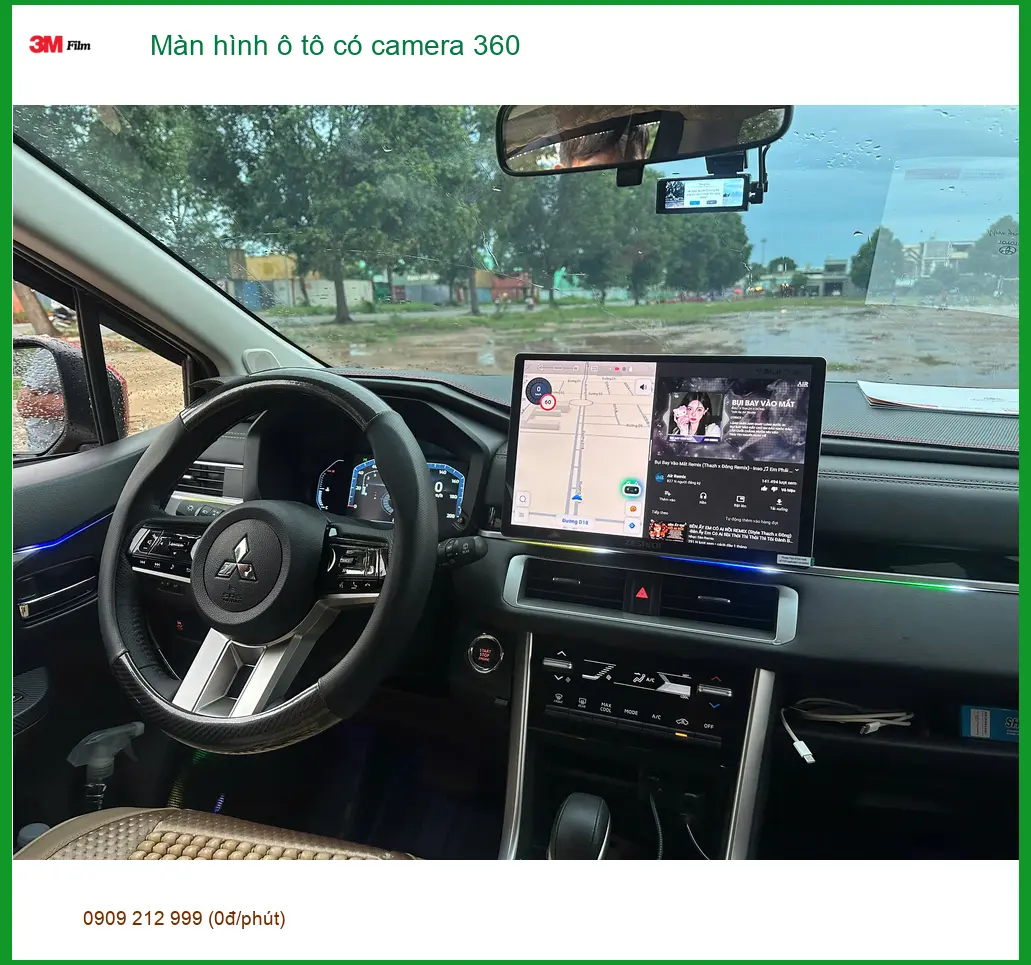 Anh Cường lắp màn hình camera 360 cho Vios Quận 5 an tâm đỗ xe ảnh thực tế 3