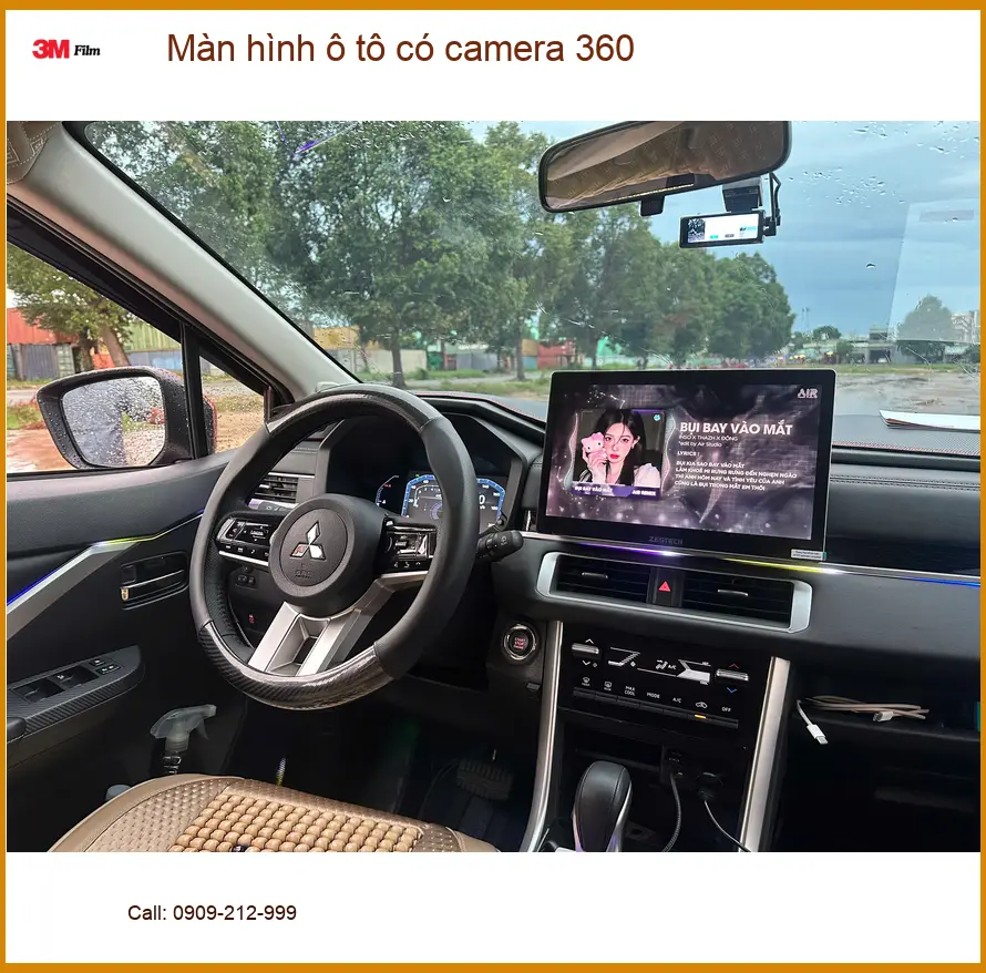 Anh Cường lắp màn hình camera 360 cho Vios Quận 5 an tâm đỗ xe ảnh thực tế 4