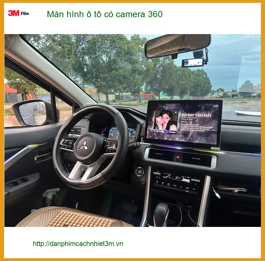 Chị Thảo lắp Màn hình ô tô có camera 360 cho Hyundai Accent ở Bình Chánh