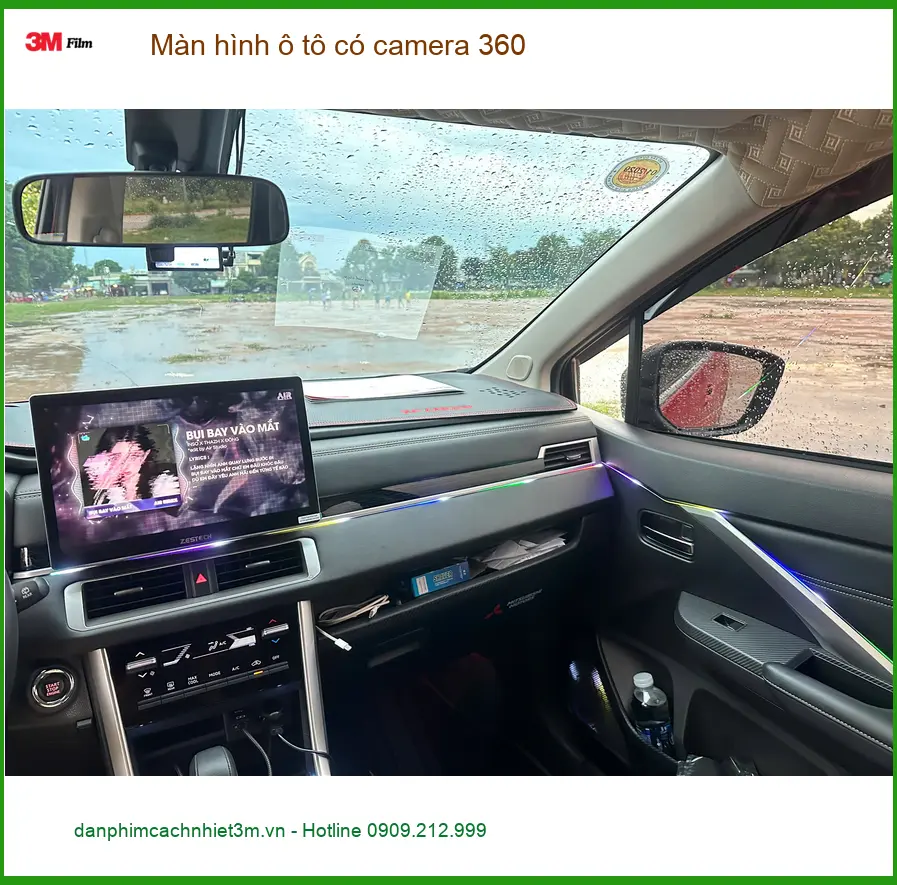 Chị Thảo lắp Màn hình ô tô có camera 360 cho Hyundai Accent ở Bình Chánh ảnh thực tế 2