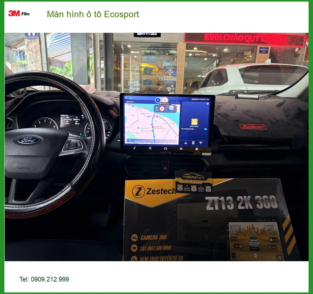 Anh Khải lắp màn hình ô tô Ecosport tại Quận 9 muốn nâng cấp giải trí ảnh thực tế 5