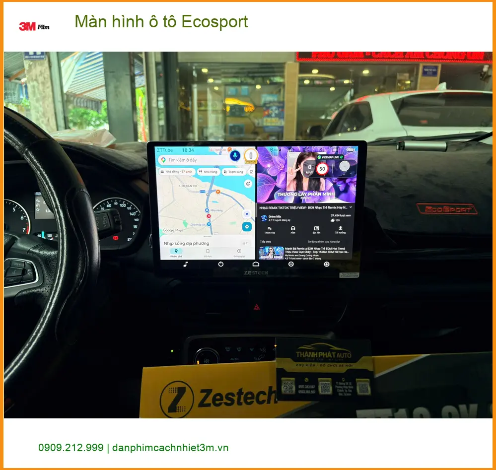 Anh Phát lắp màn hình ô tô Ford Ecosport tại Quận 7 để nâng cao trải nghiệm lái ảnh thực tế 3