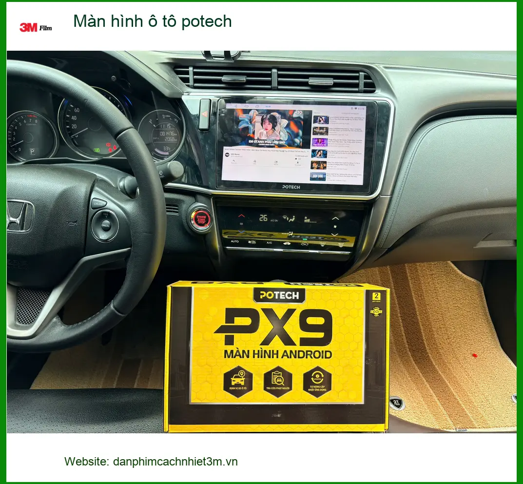 Chị Lan Anh lắp màn hình ô tô Potech cho Mazda CX-5 tại Quận 3 ảnh thực tế 4