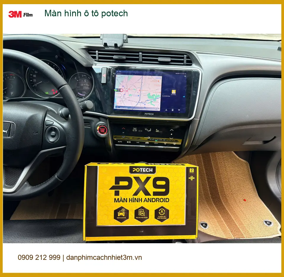 Chị Diễm nâng cấp màn hình Potech cho Hyundai Elantra tại Quận 2 ảnh thực tế 4