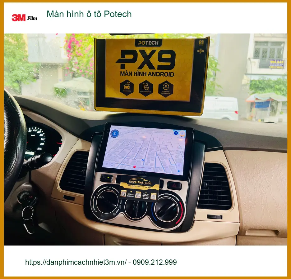Anh Thắng lắp Màn hình ô tô Potech cho Mazda CX-5 tại Quận 12 ảnh thực tế 2