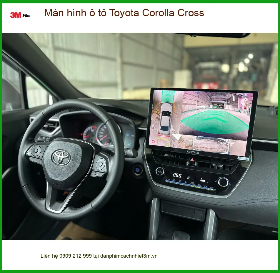 Anh Lộc lắp màn hình ô tô Toyota Corolla Cross tại Quận 2 ảnh thực tế 3
