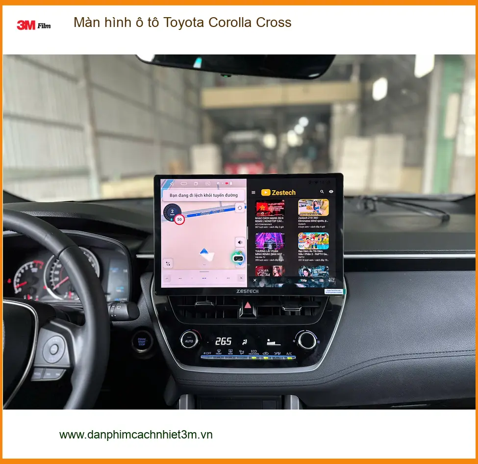 Anh Lộc lắp màn hình ô tô Toyota Corolla Cross tại Quận 2 ảnh thực tế 5