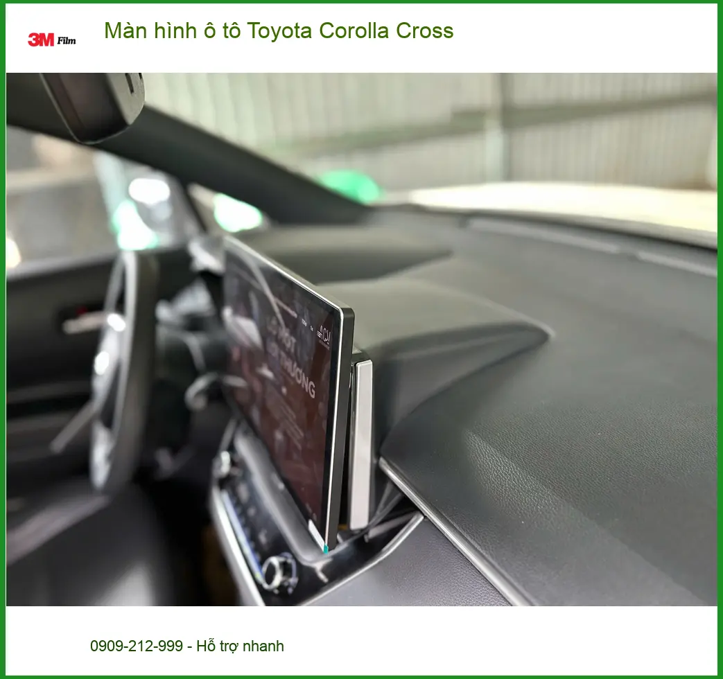 Anh Khánh lắp Màn hình ô tô Toyota Corolla Cross để tiện di chuyển tại Quận 9 ảnh thực tế 2