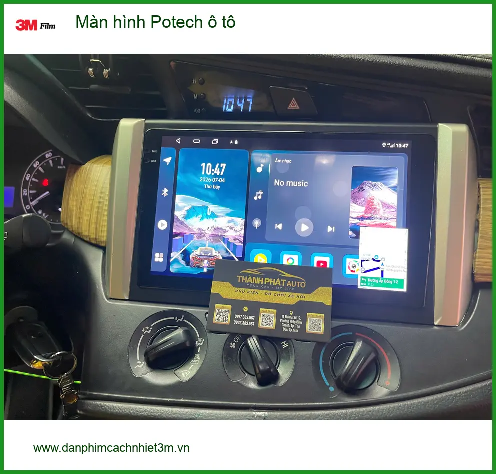 Anh Khánh nâng cấp màn hình Potech ô tô cho Hyundai Creta tại Quận Thủ Đức ảnh thực tế 4