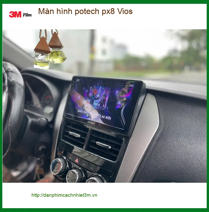 Anh Cường nâng cấp màn hình Potech PX8 Vios Quận 10 tại cửa hàng uy tín