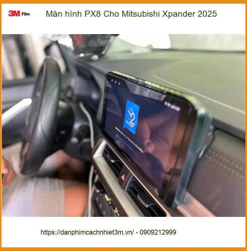 Bác Long gắn Màn hình PX8 Mitsubishi Xpander 2025 tại Quận Bình Tân. ảnh thực tế 3