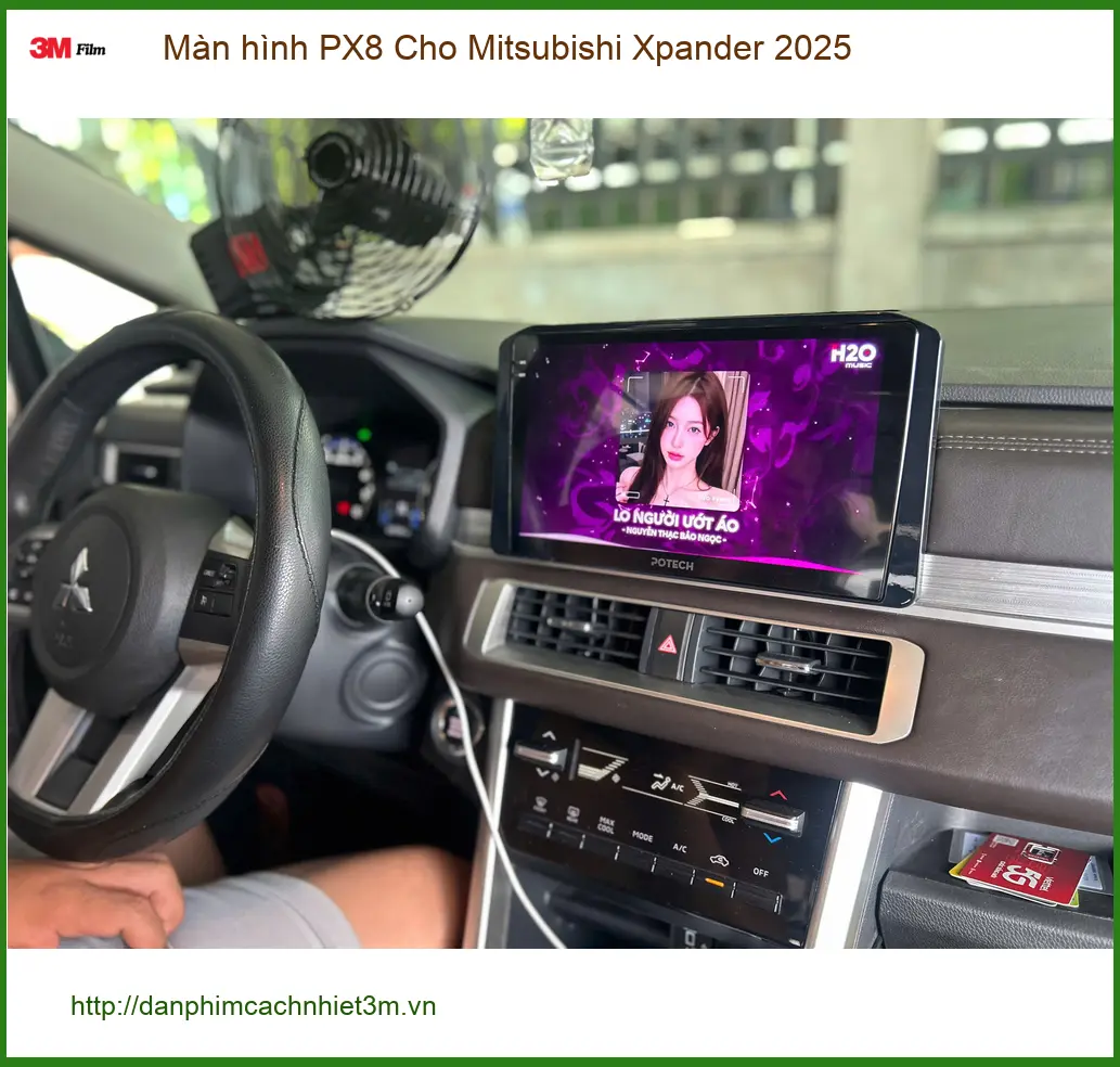 Bác Long gắn Màn hình PX8 Mitsubishi Xpander 2025 tại Quận Bình Tân. ảnh thực tế 4