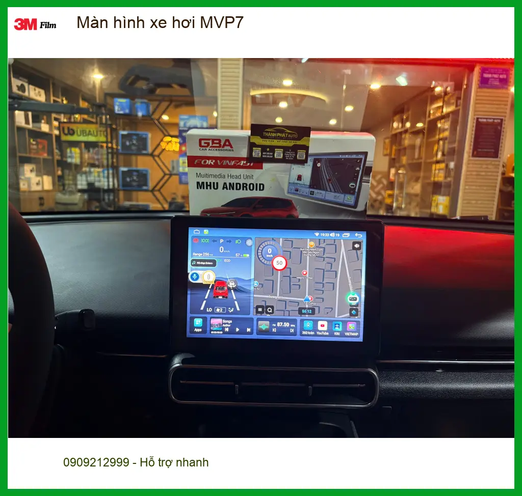 Anh Kiệt lắp màn hình xe hơi MVP7 cho Mazda 3 tại Quận Bình Thạnh để giải trí tốt hơn ảnh thực tế 2