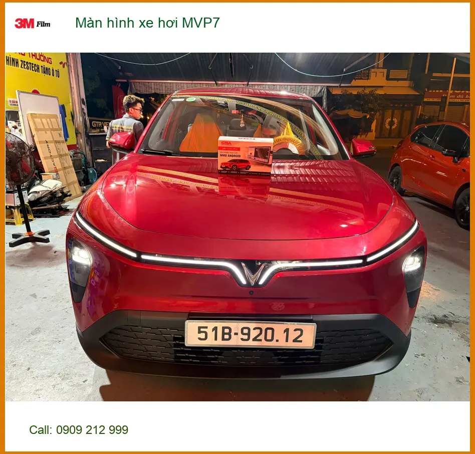 Anh Tấn lắp Màn hình xe hơi MVP7 cho Honda CRV tại Thủ Đức nâng cấp giải trí. ảnh thực tế 2