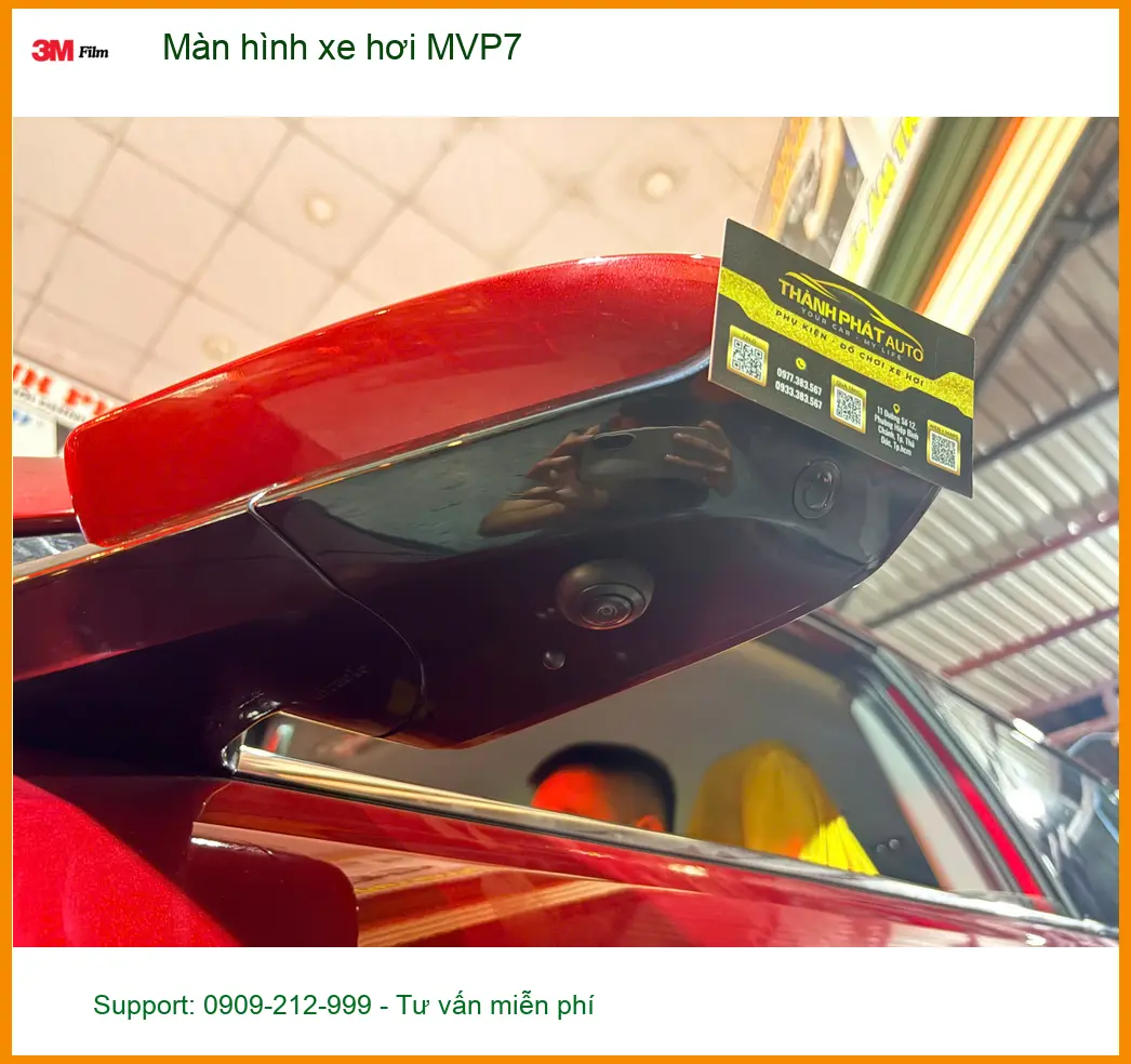 Anh Tấn lắp Màn hình xe hơi MVP7 cho Honda CRV tại Thủ Đức nâng cấp giải trí. ảnh thực tế 3
