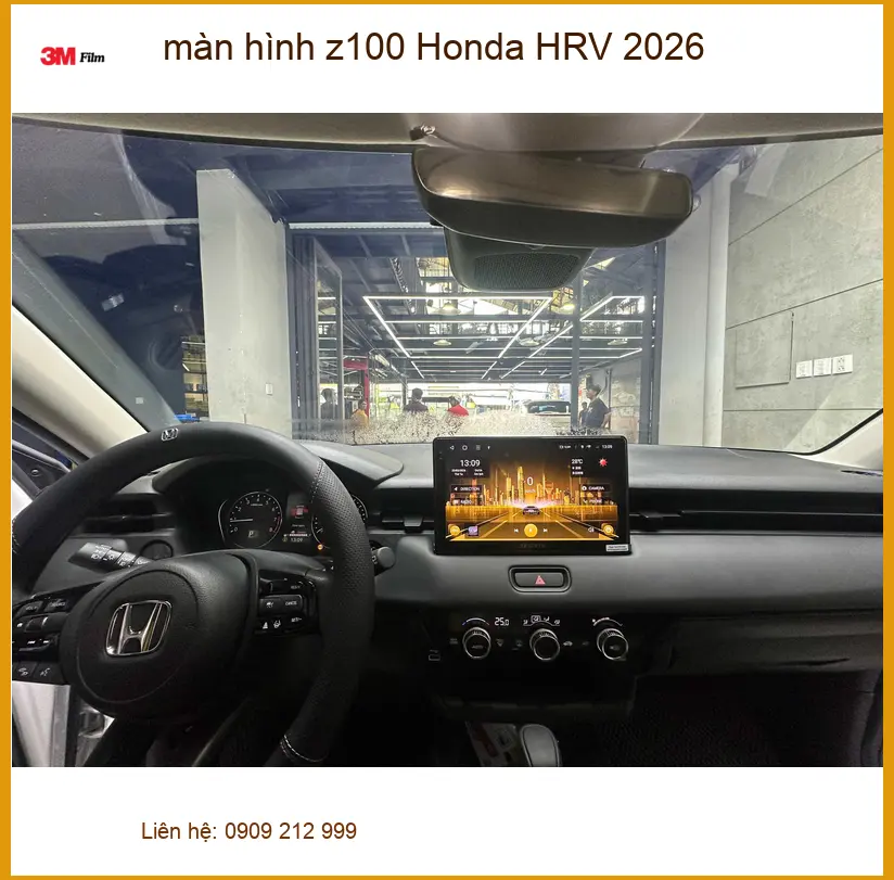 Anh Thiện lắp màn hình Z100 cho Honda HRV 2026 ở Quận Bình Tân ảnh thực tế 2