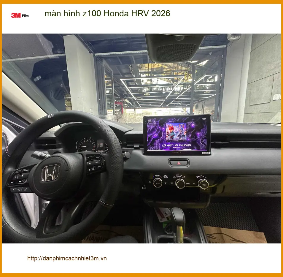 Anh Thiện lắp màn hình Z100 cho Honda HRV 2026 ở Quận Bình Tân ảnh thực tế 4