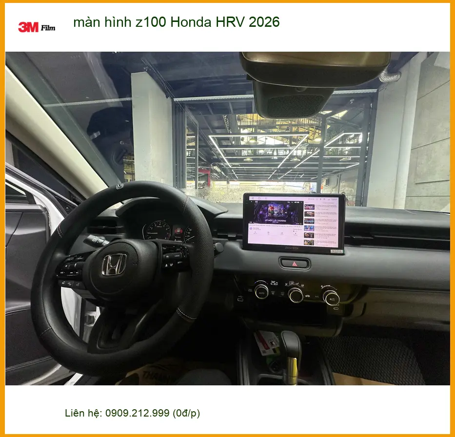 Anh Kiên lắp màn hình Z100 Honda HRV 2026 tại Quận Tân Phú