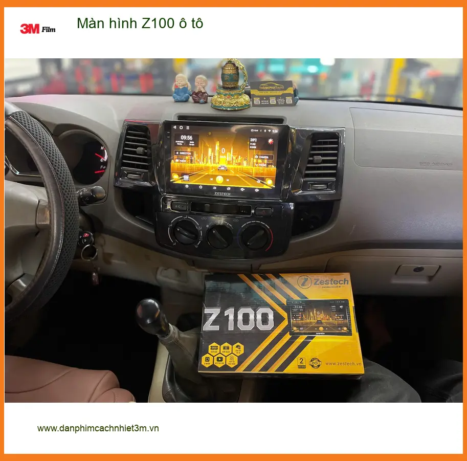 Anh Quân lắp Màn hình Z100 ô tô cho Hyundai Accent tại Hóc Môn để nâng tầm tiện ích lái xe ảnh thực tế 3