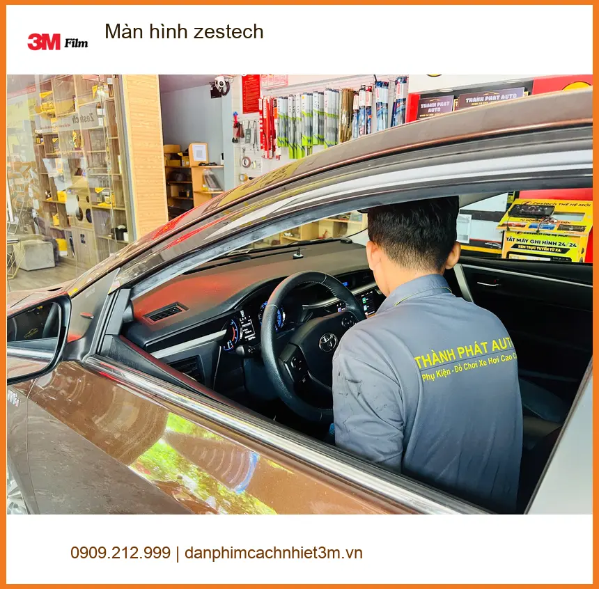 Anh Khải lắp màn hình Zestech cho Honda HR-V tại Quận 12 để trải nghiệm công nghệ mới mẻ ảnh thực tế 2