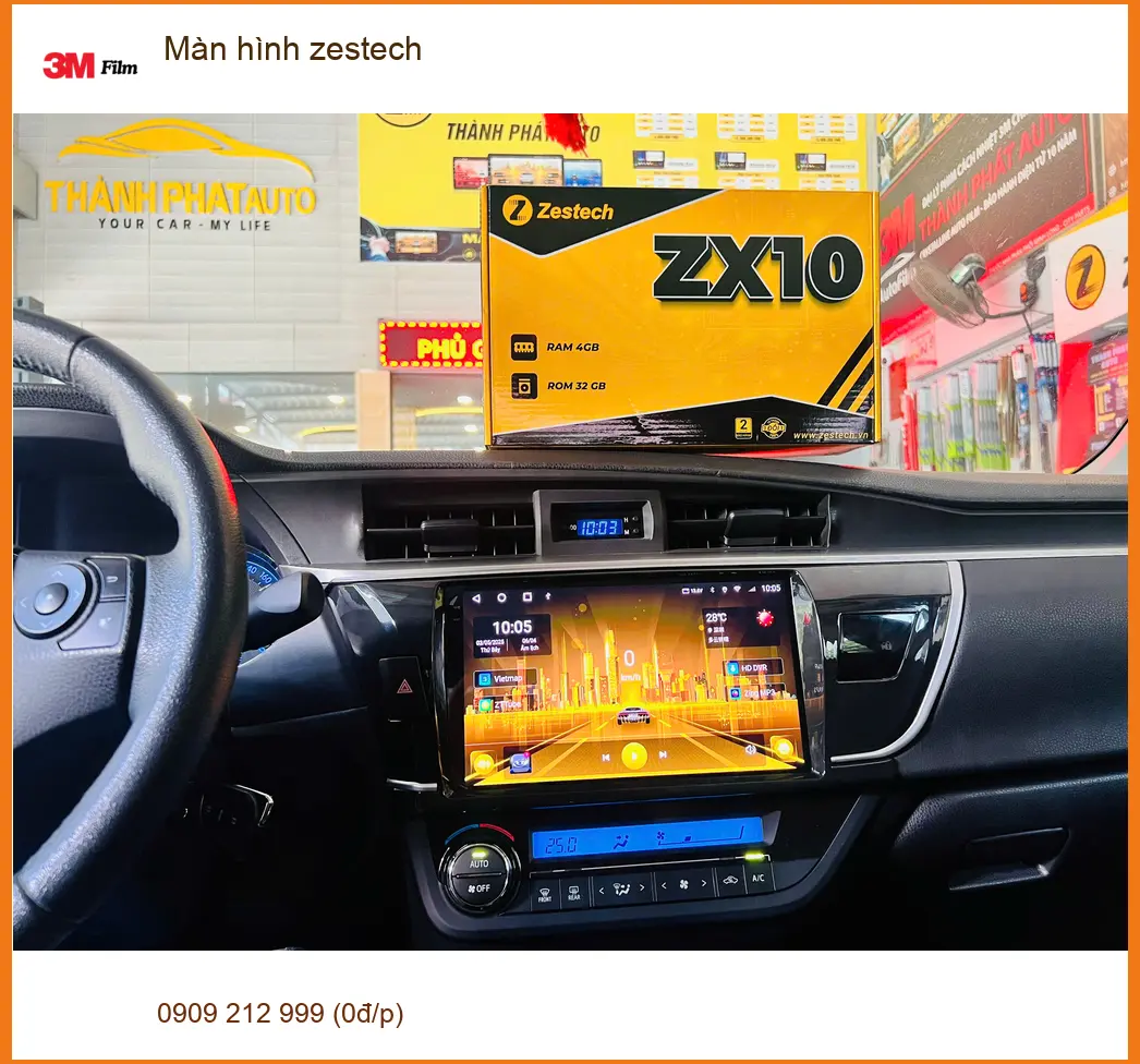 Anh Khải lắp màn hình Zestech cho Honda HR-V tại Quận 12 để trải nghiệm công nghệ mới mẻ ảnh thực tế 3